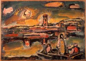 Rouault - Cristo sul lago di Tiberiade